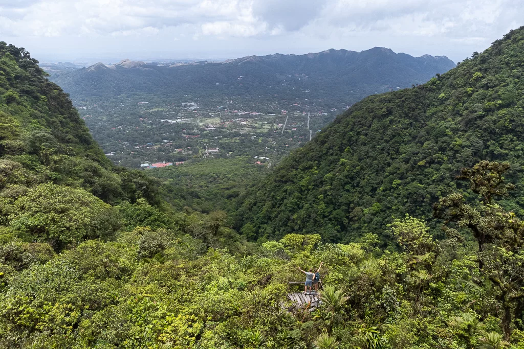 View of El Valle de Antón from Cerra Gaital