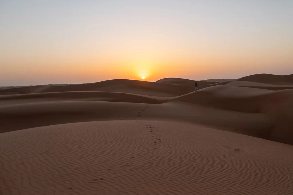 Sunrise in Wahabi Sands