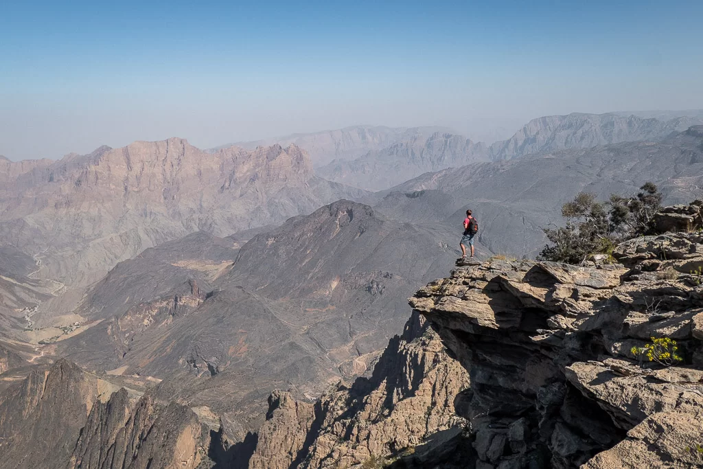 Hiking in the Hajar Mountains