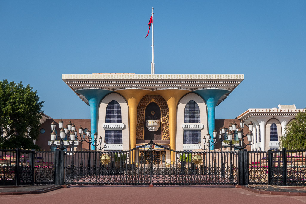 Al Alam Palace in Muttrah
