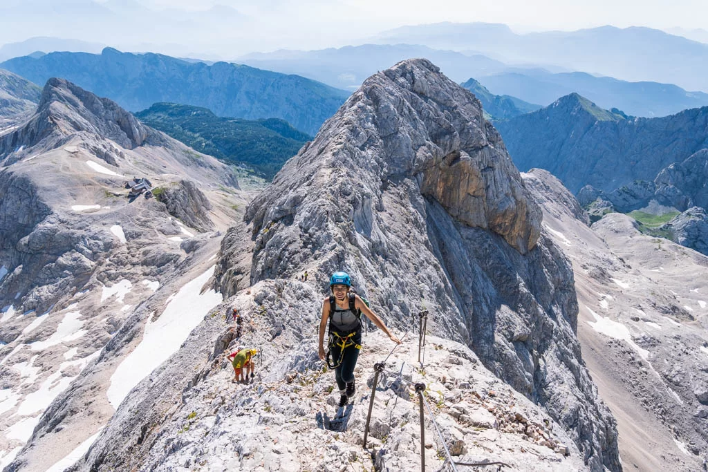 Via ferrata naar de top van de Triglav